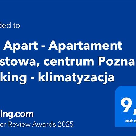 RiC Apart - Apartament Mostowa, centrum Poznań - parking - klimatyzacja Zewnętrze zdjęcie